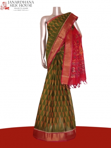 Exclusive Pochampally Silk Cotton Saree